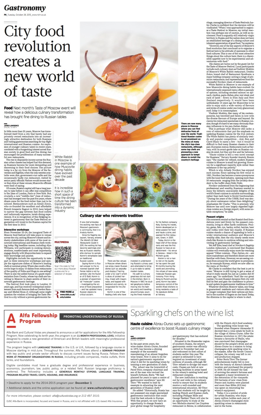 TelegraphRussiangastronomy